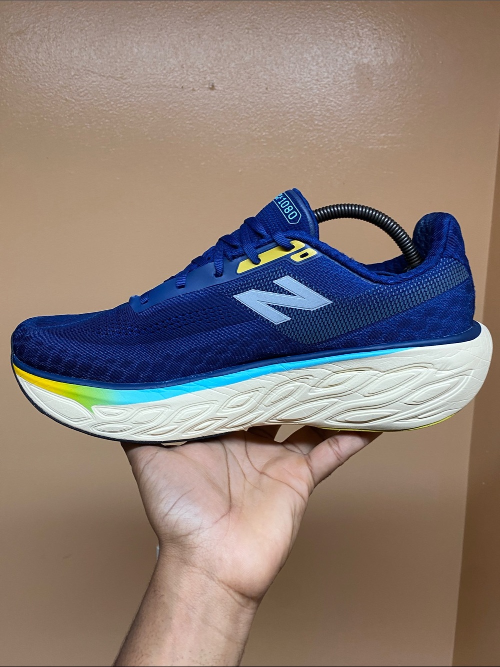 New Balance Fresh Foam X 1080v14 Men’s Running Sneakers "Inkwell Ginger Lemon" - Picture 5 of 17
